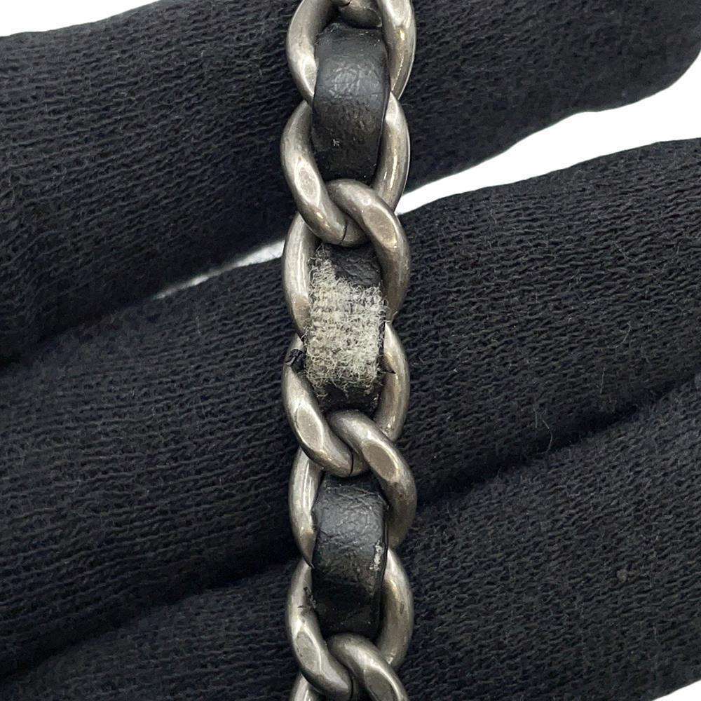 Chanel Chain Shoulder Bag Gabriel de Hobo Large Calf Leather White Black - Picture 16 of 16